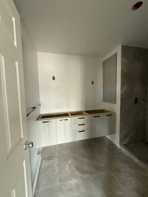 White Matt Bathroom Vanity