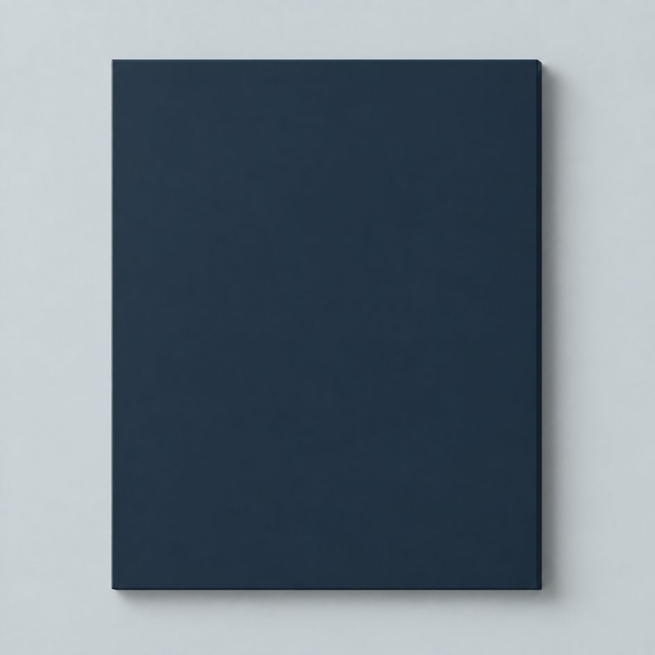 Midnight Navy Flat-Panel Cabinet Finish